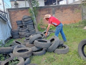 Nogales encabeza el "Llantatón" en Veracruz; supera las 2 mil 400 llantas recolectadas para combatir el dengue