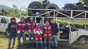Nogales encabeza el "Llantatón" en Veracruz; supera las 2 mil 400 llantas recolectadas para combatir el dengue